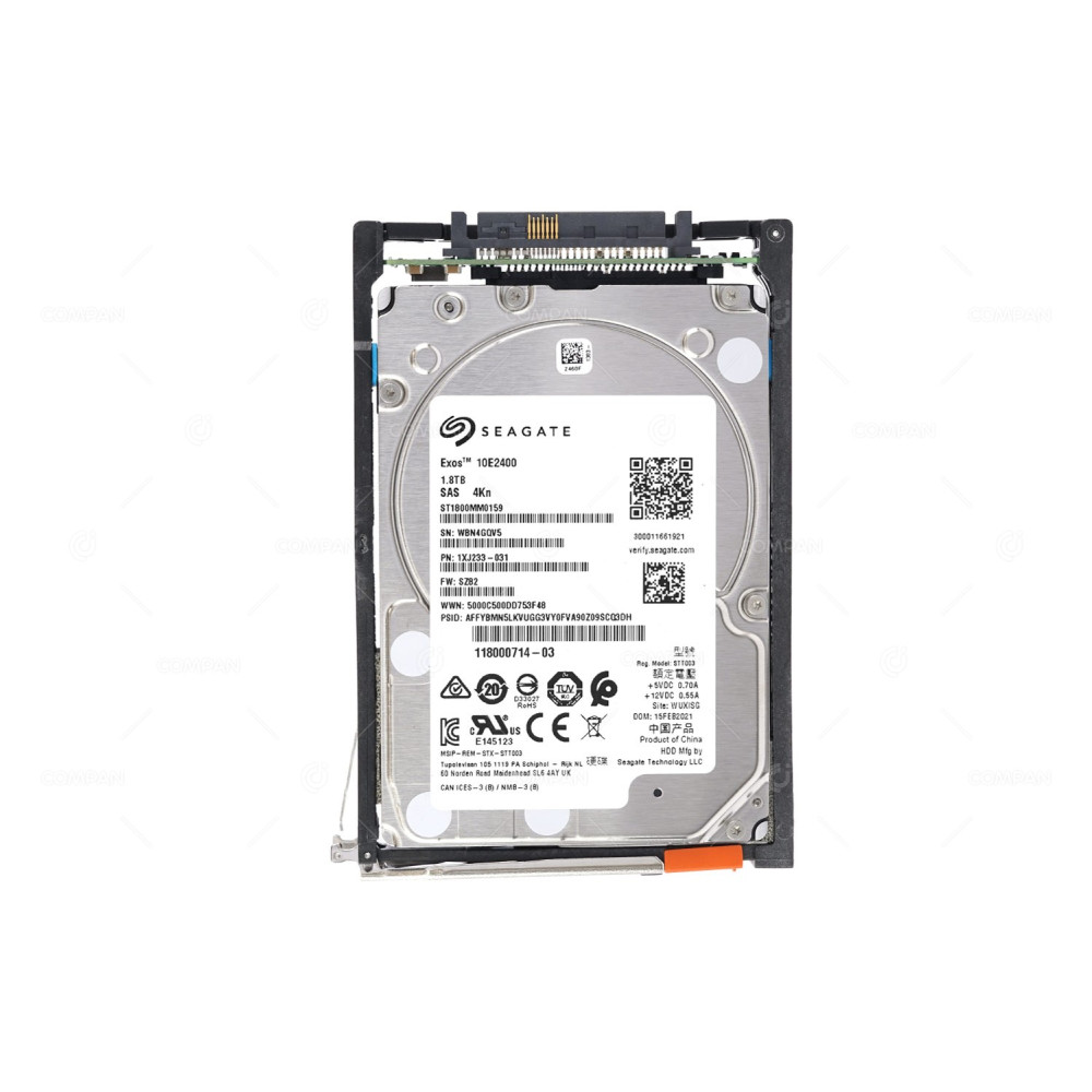 005053356 EMC HDD 1.8TB 10K SAS 12G 2.5" SFF HOT SWAP FOR UNITY DAE
